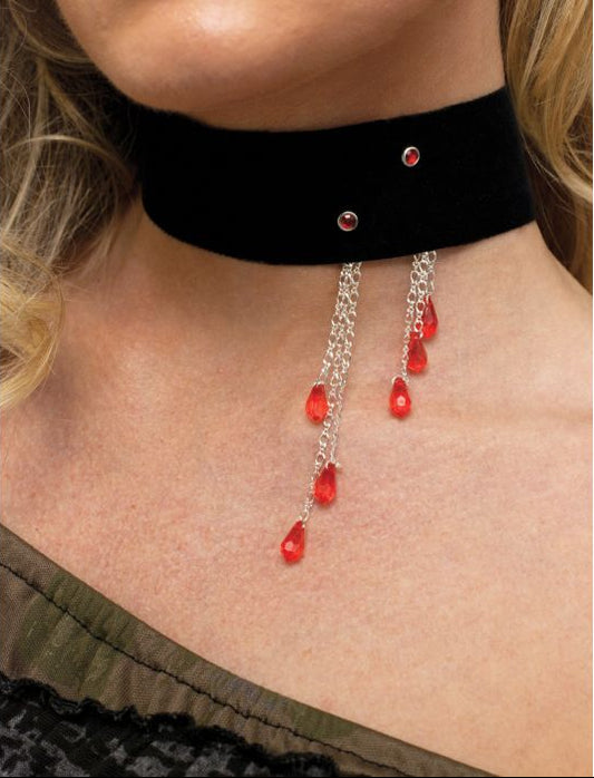 Vampiress Blood Drop Chocker