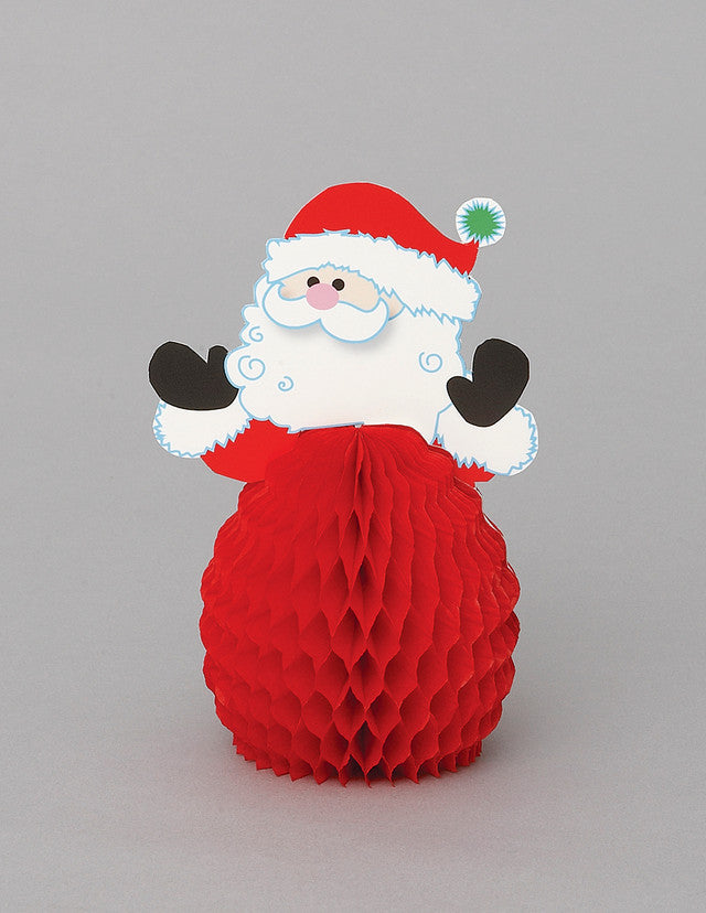 Santa Honeycomb Decorations