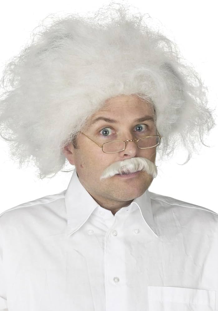 Einstein Wig & Mustache