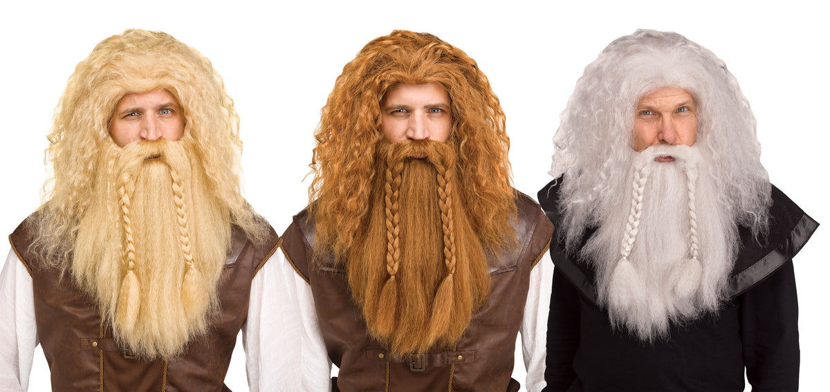Viking Wig & Beard Assorted