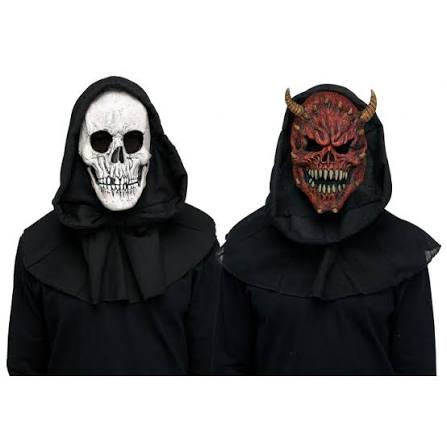 Horror Mask With Shroud