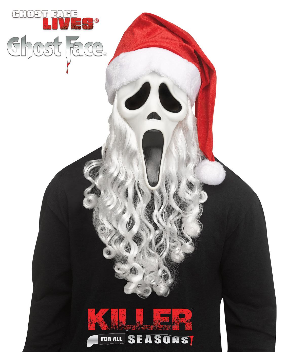 Ghostface Santa Adult Mask
