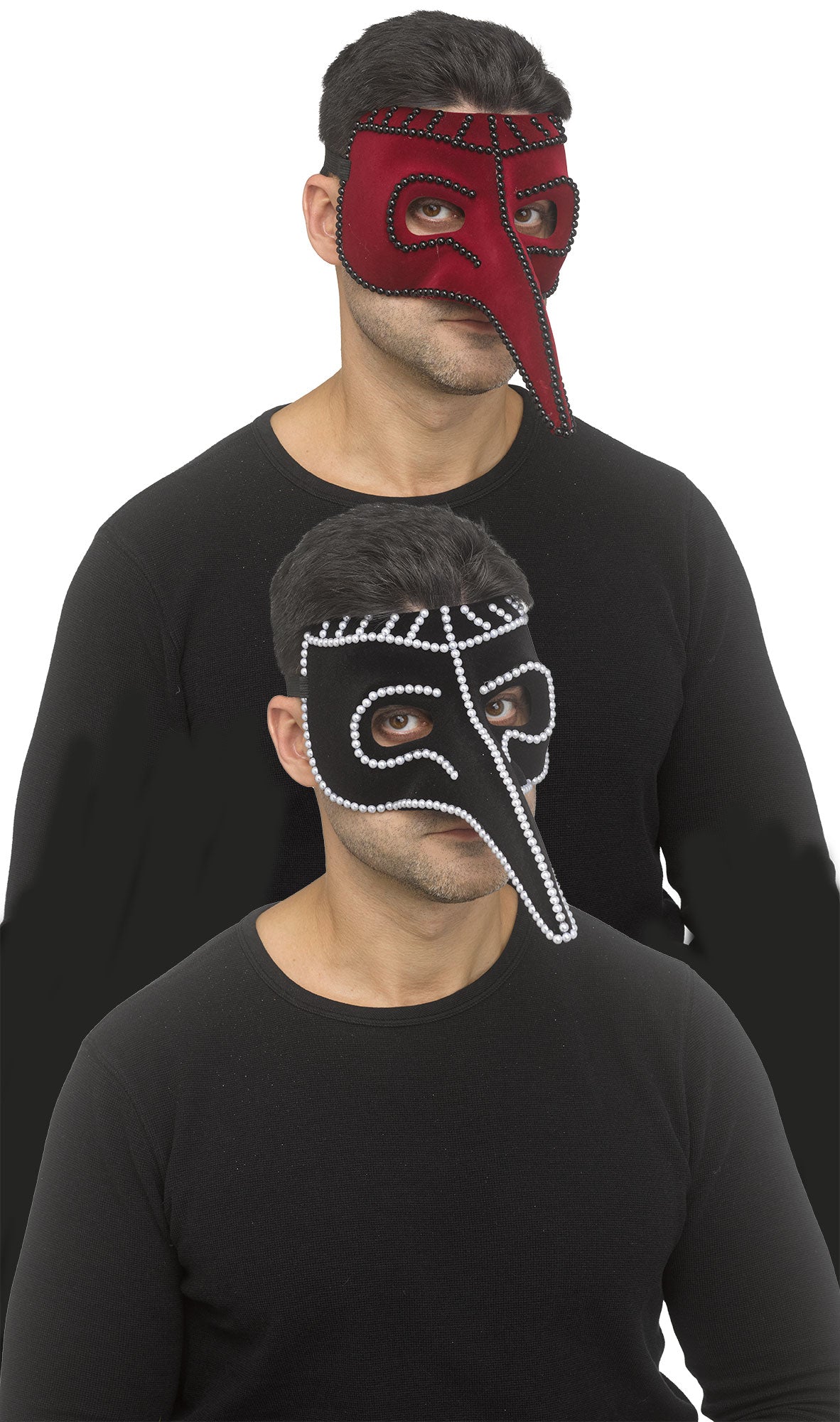 Venetian Pearled Masks Assorted