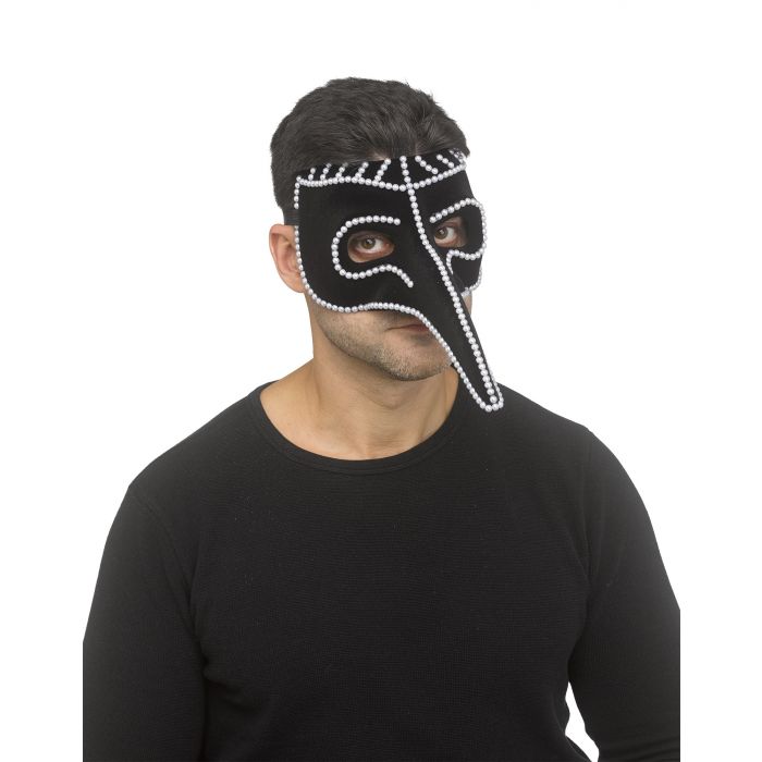 Venetian Pearled Masks Assorted