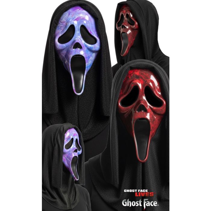 Ghostface Marbled Mask