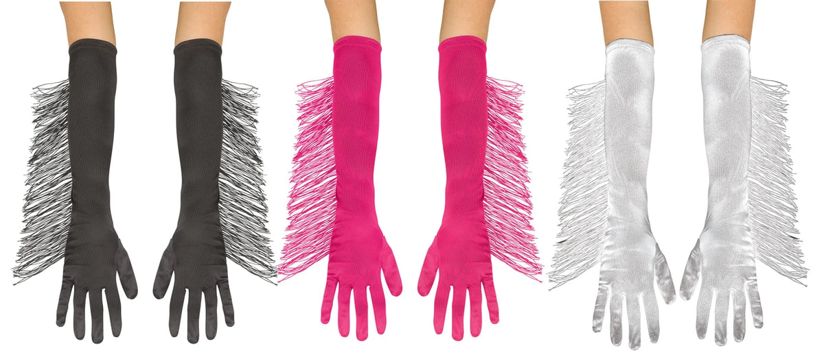 Fringe Long Gloves Assorted