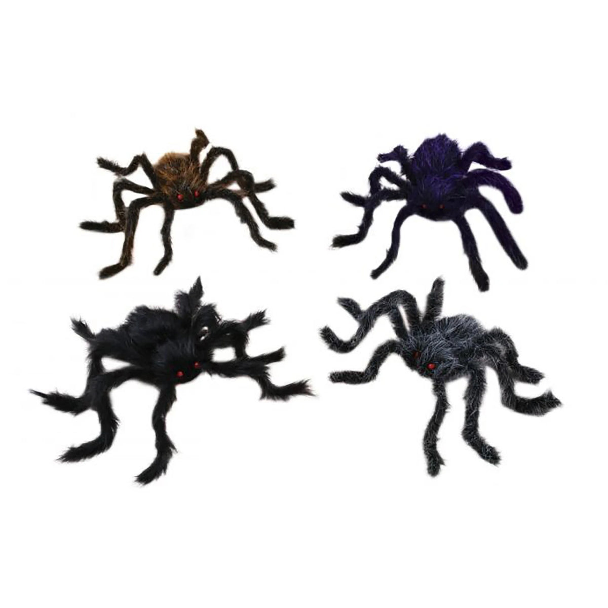 30" Posable Hairy Spider Assorted