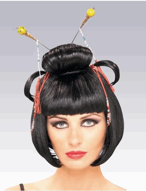 Asian Lady Wig - Rubies