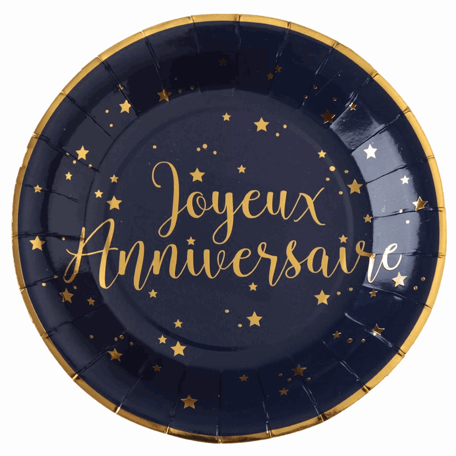 Assiette Joyeux Anniversaire