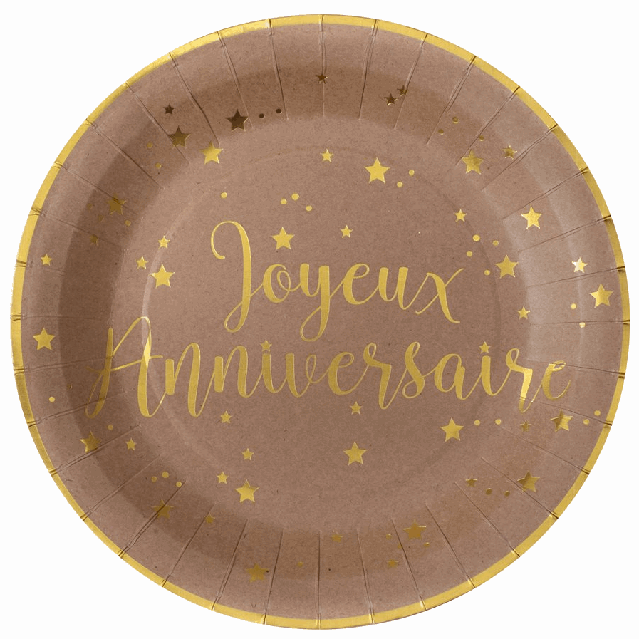 Assiette Joyeux Anniversaire