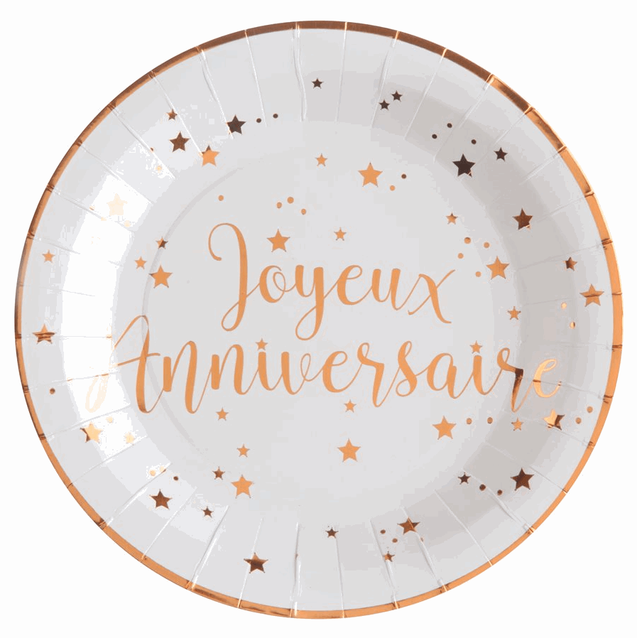 Assiette Joyeux Anniversaire