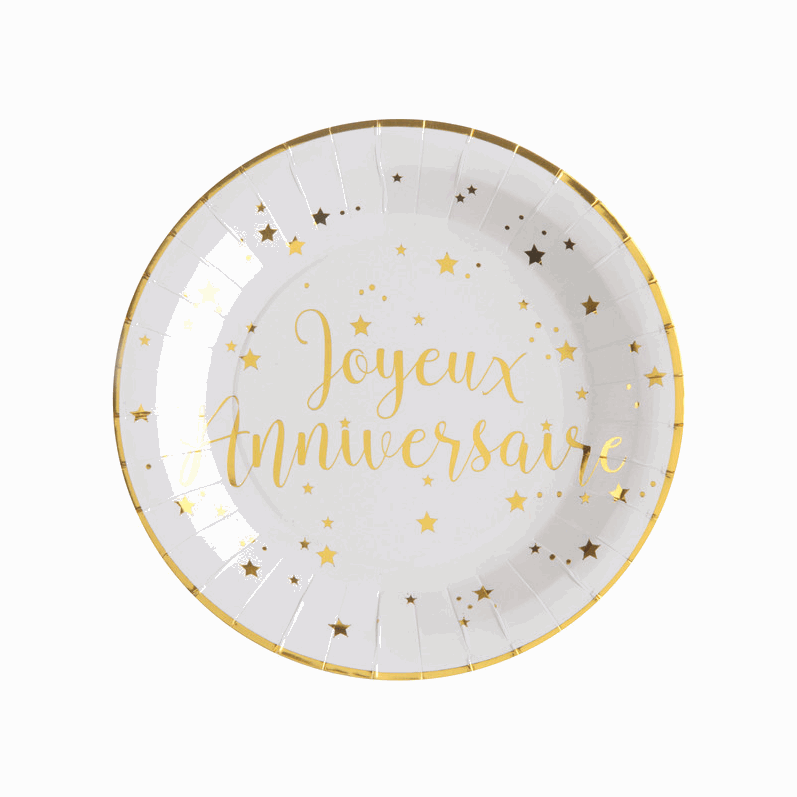 Assiette Joyeux Anniversaire