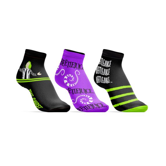 Beetlejuice Women Crew Socks (3 Pairs) - Beetlejuice