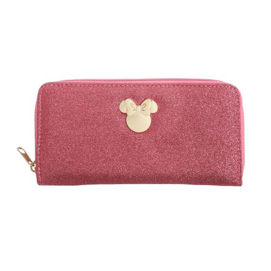 Minnie Mouse Pink Glitter Wallet - Disney