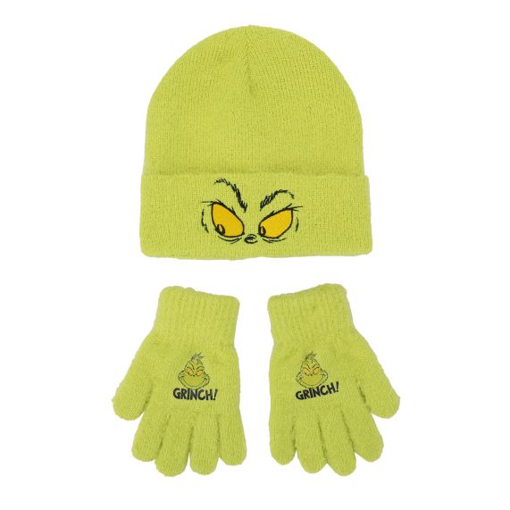 Beanie and Glove Set - The Grinch