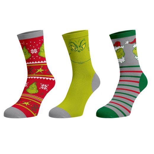 The Grinch Socks (3 Pairs) - The Grinch