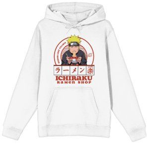 Ichiraku Ramen Shop White Hoodie - Naruto