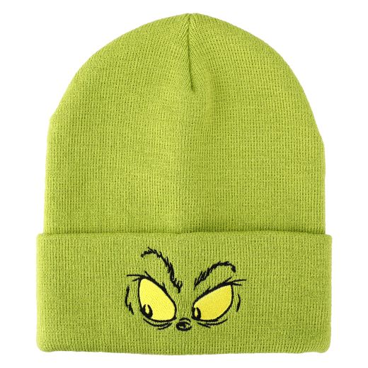 Grinch Eyes Knit Cuff Beanie - The Grinch