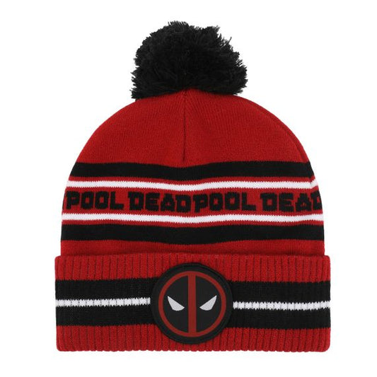 Beanie with Pom-Pom - Deadpool