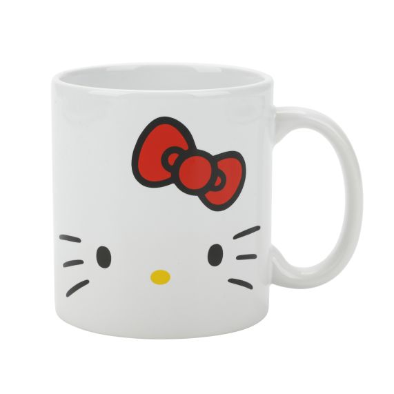 Hello Kitty Bow White 16 Oz Ceramic Mug - Hello Kitty