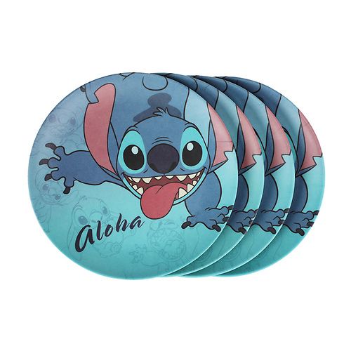 Lilo & Stitch Aloha Bamboo Plates (4 Pack) - Stitch