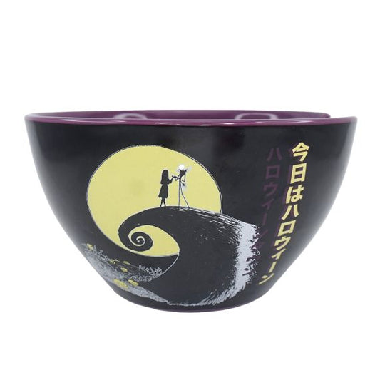 Japanese Ramen Noodle Bowl with Chopsticks - The Nightmare Before Christmas