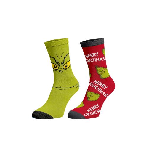 The Grinch Crew Socks (2 Pairs) - The Grinch