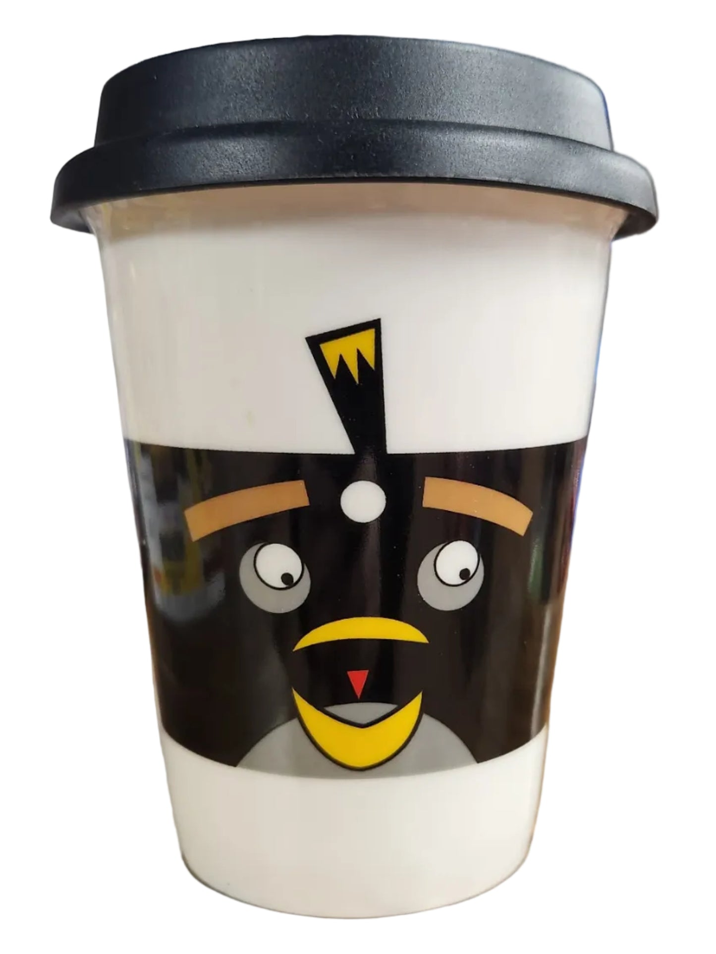 Angry Birds Ceramic Transportable Coffee Mug & Lid - Angry Birds