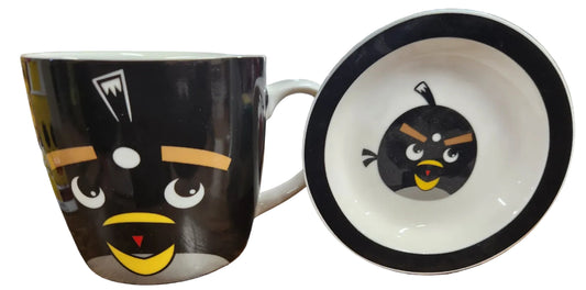 Angry Birds Ceramic Mug & Small Plate - Angry Birds