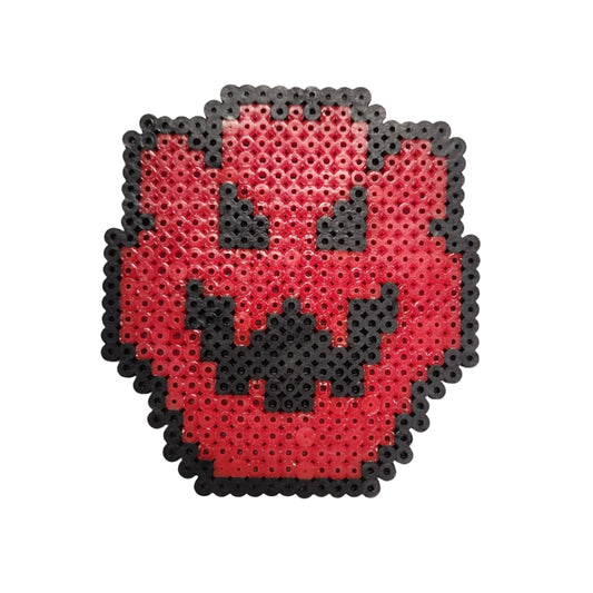 Pixel Art - Bowser Face (Super Mario Bros)