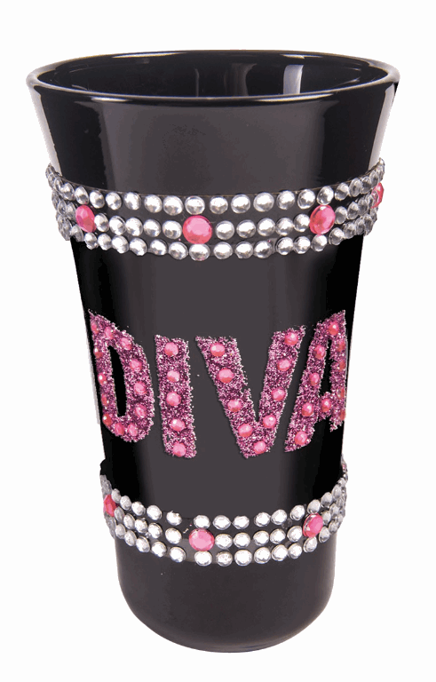 Black Shot Glass-Diva
