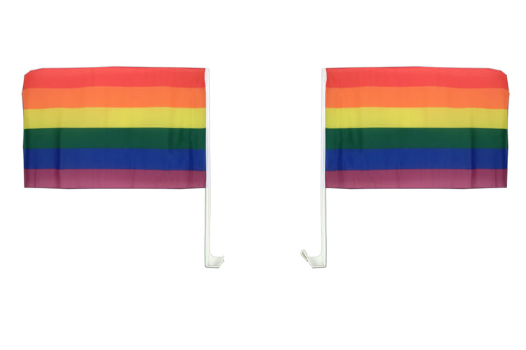 Duo Pride Car Flags - Celebrate