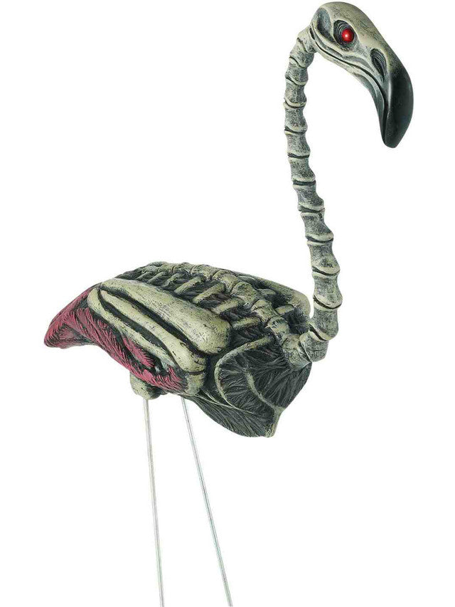 Zombie Flamingo Lawn Ornament