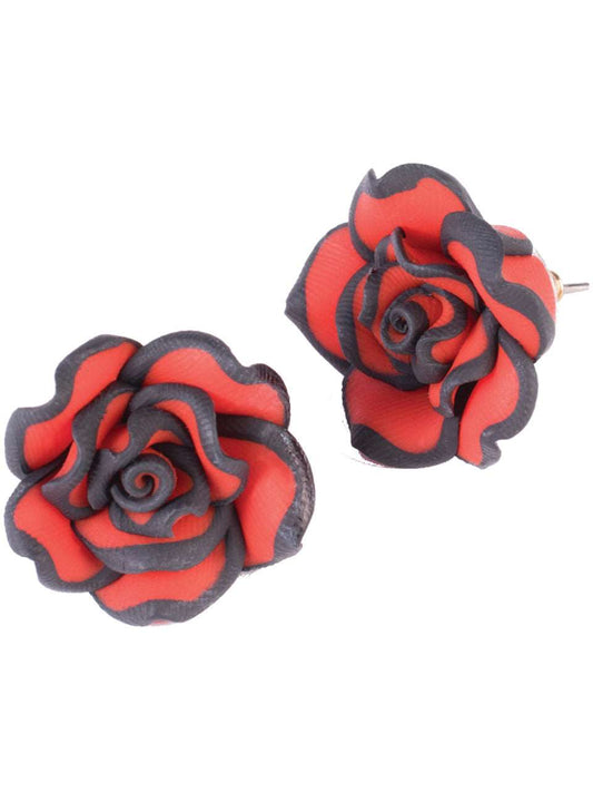 Day Of The Dead-Rose Earrings