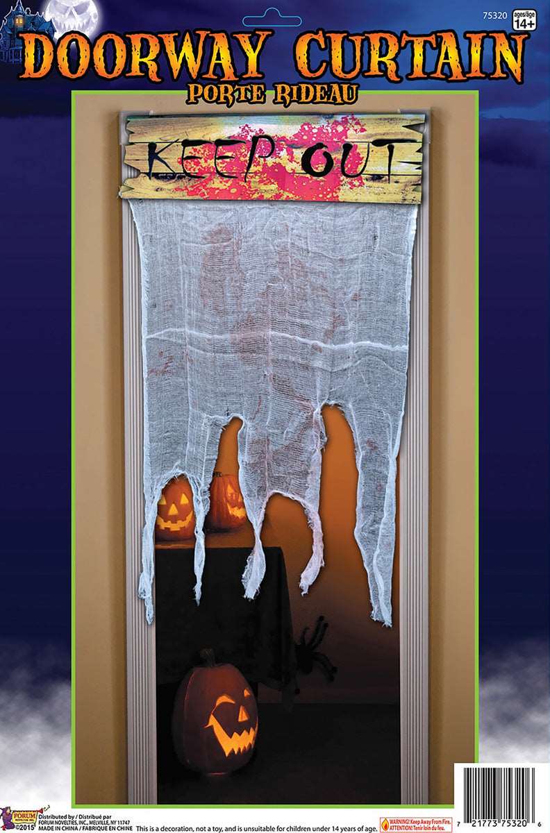 Door Curtain "Keep Out"