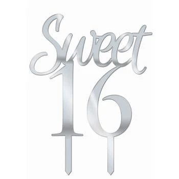 Cake Topper - Sweet "16"