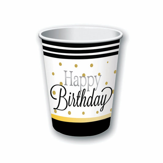 Elegant Happy Birthday-9Oz Cup