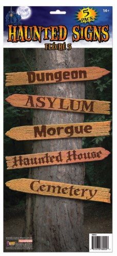 Ensemble de panneaux hantés - 5 pièces