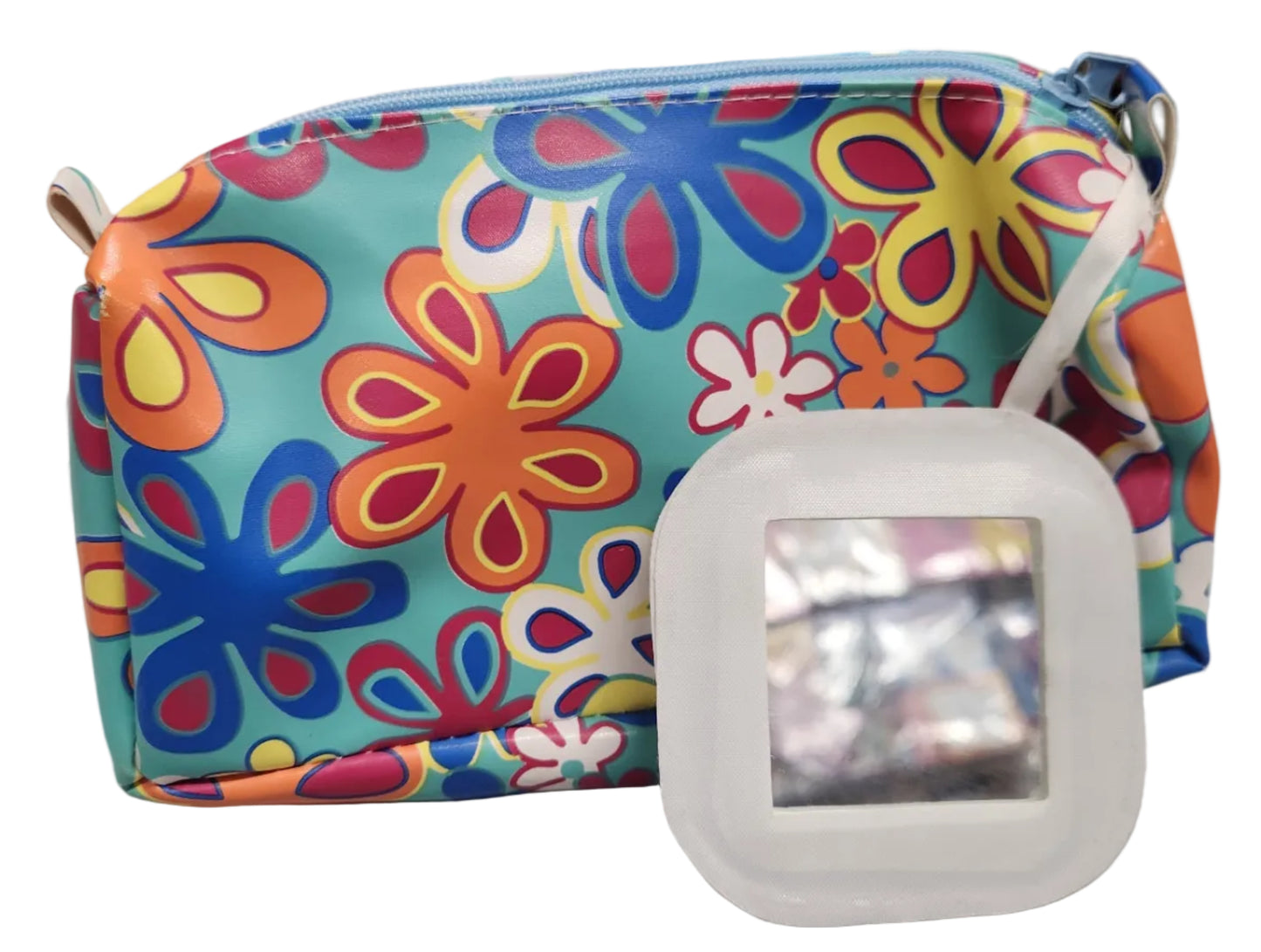 Small Assorted Floral Patterned Handbags With Mirror