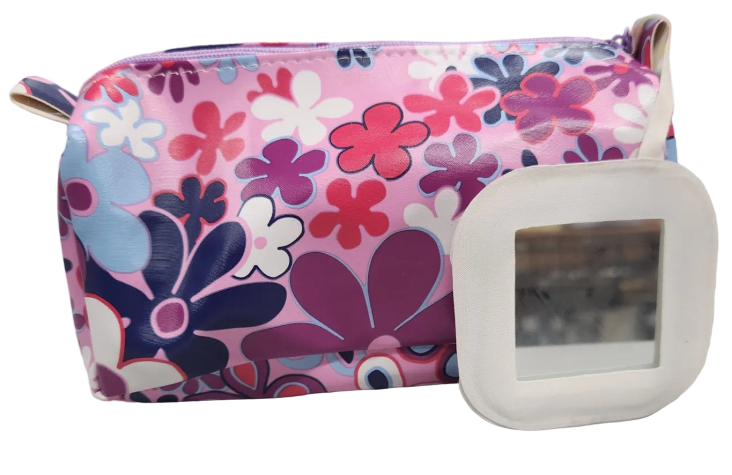 Small Assorted Floral Patterned Handbags With Mirror