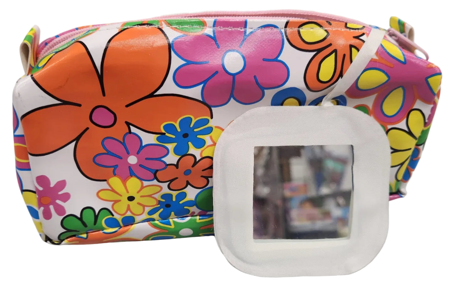Small Assorted Floral Patterned Handbags With Mirror