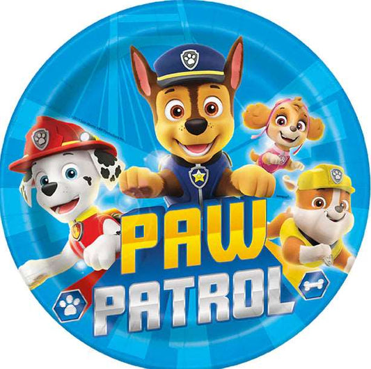 Paw Patrol Plates - 9'' Dinner Plates
