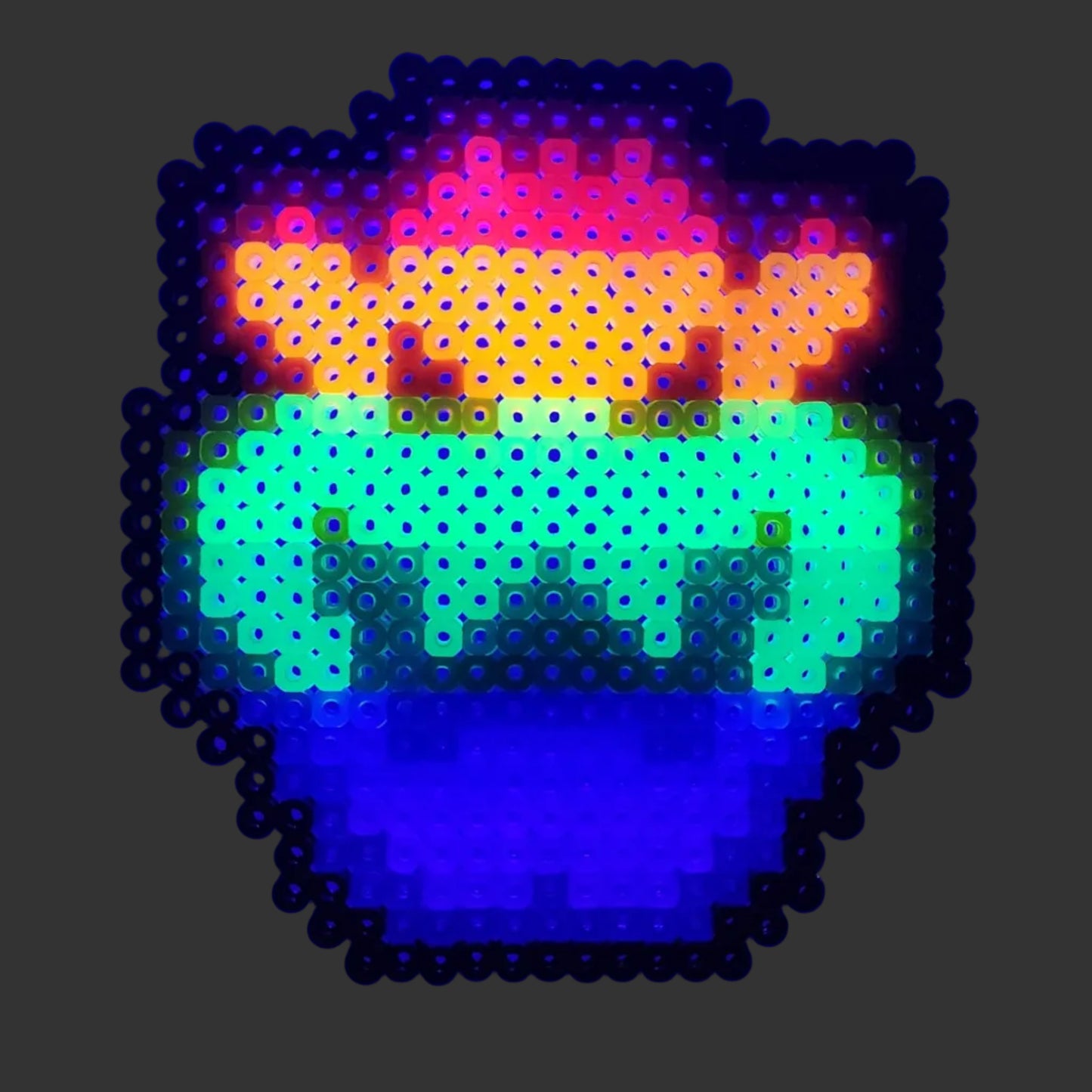 Pixel Art - Bowser Face (Super Mario Bros)