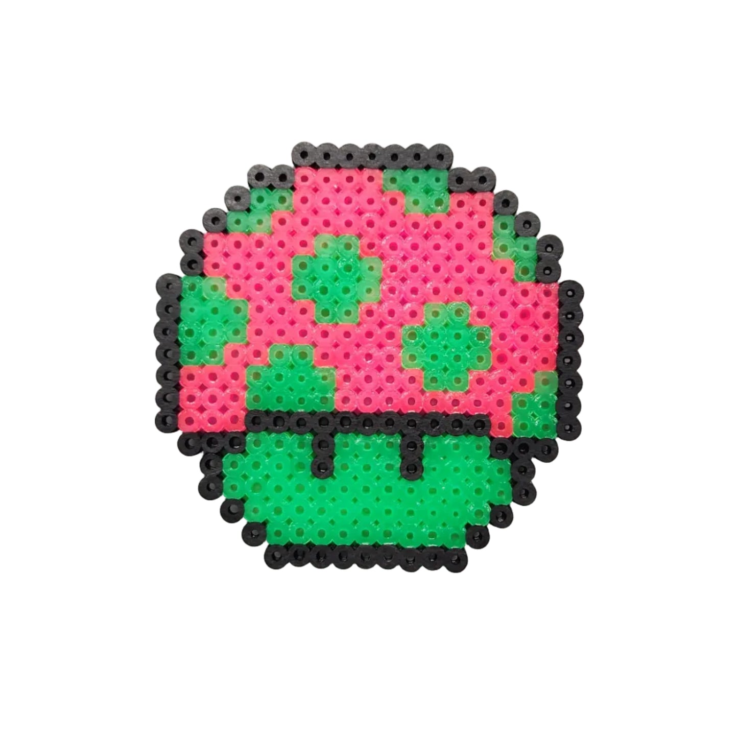 Pixel Art - Neon Mushrooms (Super Mario Bros)