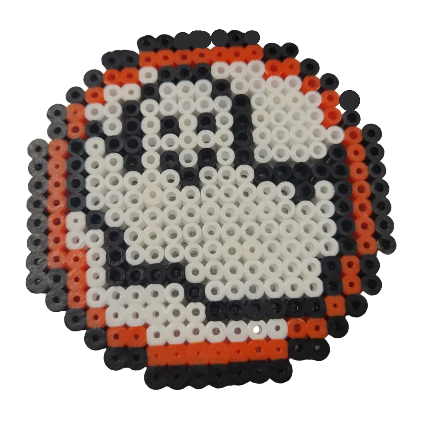 Halloween Coasters - Orange/White Background