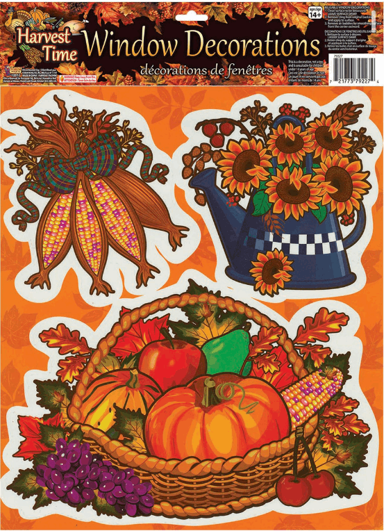 Harvest - Window Stickers - Assorted