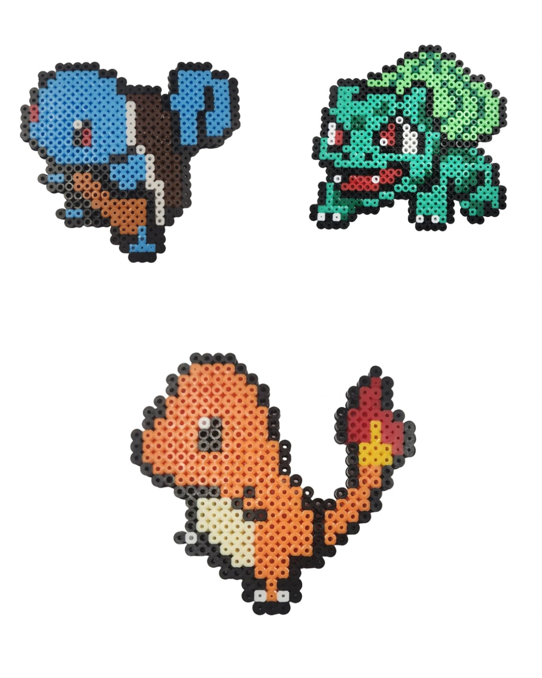 Pixel Art - Pokemon Kanto Starters Set-1
