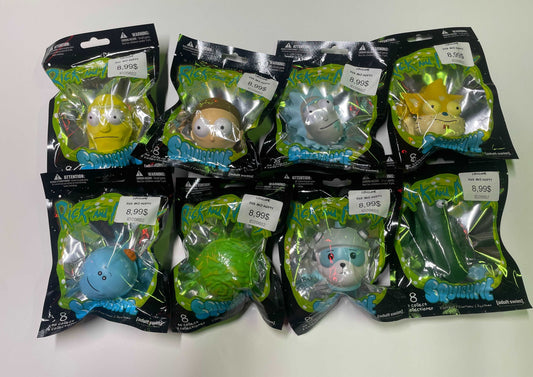 Combo Squishme Rick And Morty 8 Pack