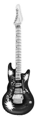 Guitare gonflable