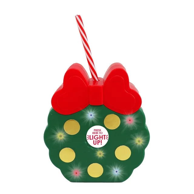 Wreath Sipper - 15 Oz